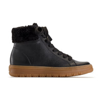 Paul Green Shoes Cambria Hi Top6 Black Leather