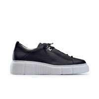 Paul Green Shoes Abbey Sneaker6 Black Leather