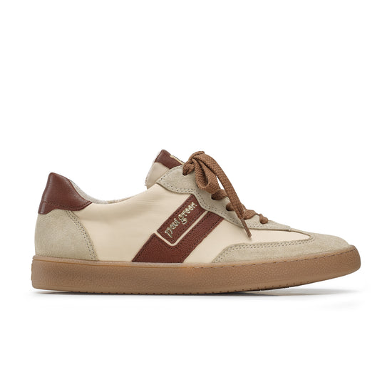 Womens Biscuit Suede Time Sneaker- Paul Green Shoes Dalton Sneaker- Side View view 1