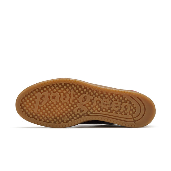 Womens Wine Combo - Paul Green Shoes Dalton Sneaker - Bottom of Sole View view 4