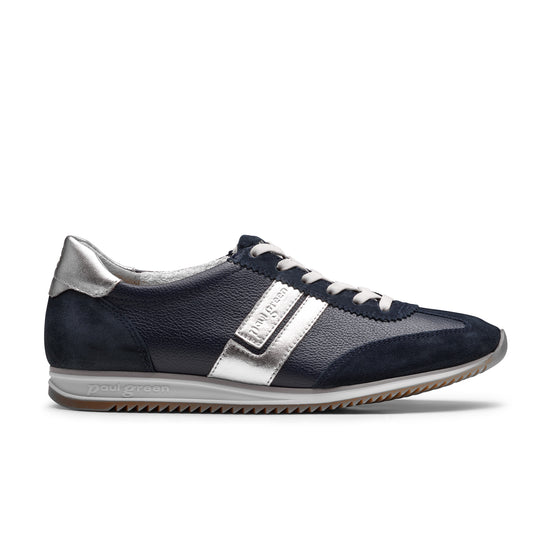 Womens Space Combo Sneaker- Paul Green Shoes Bellevue Sneaker- Side View view 1