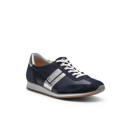 Womens Space Combo Sneaker- Paul Green Shoes Bellevue Sneaker- 3/4 View view 3
