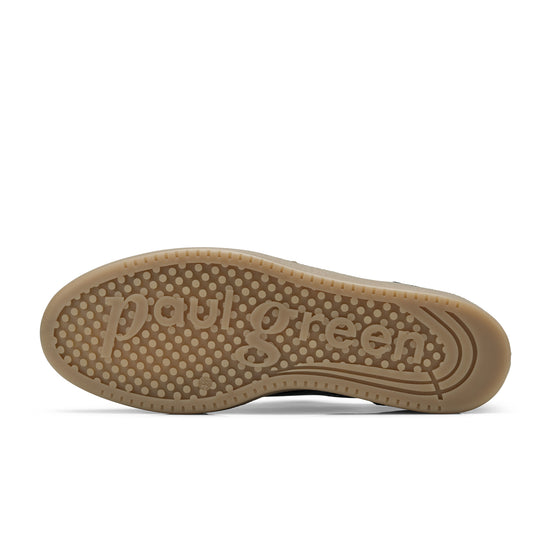 Womens Black Combo Sneaker- Paul Green Shoes Eugenia Sneaker- Bottom Sole View view 4