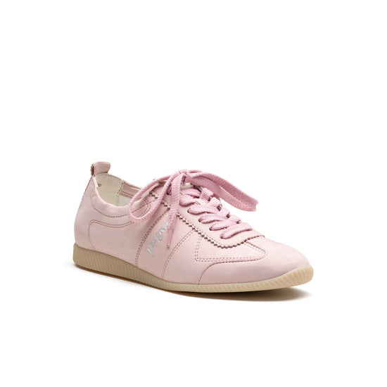 Womens Princess Cream Sneaker- Paul Green Shoes Dalene Sneaker- 3/4 View view 3