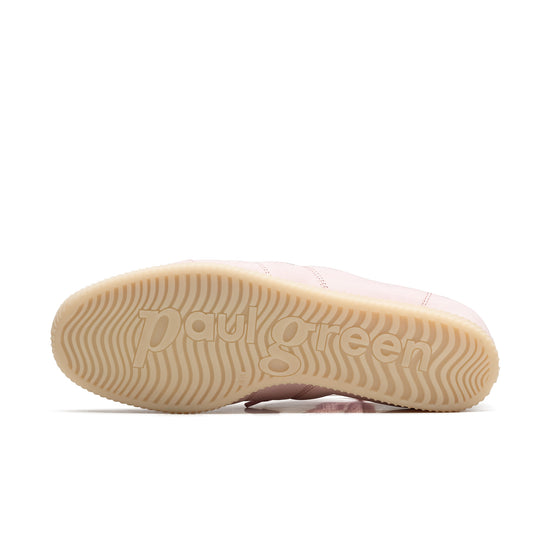 Womens Princess Cream Sneaker- Paul Green Shoes Dalene Sneaker- Bottom Sole View view 4