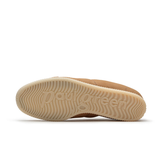 Womens Sisal Cream Combo Sneaker- Paul Green Shoes Dalene Sneaker- Bottom Sole View view 4