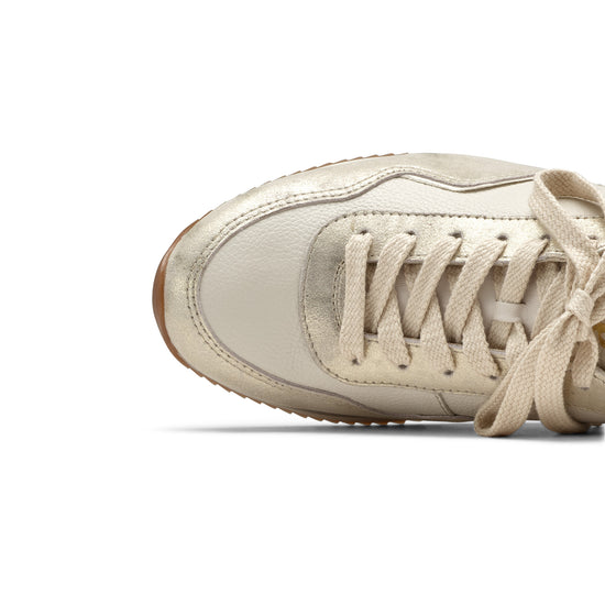 Womens Mineral Ivory Antic Sneaker- Paul Green Shoes Daria Sneaker- Closeup Toebox View view 2