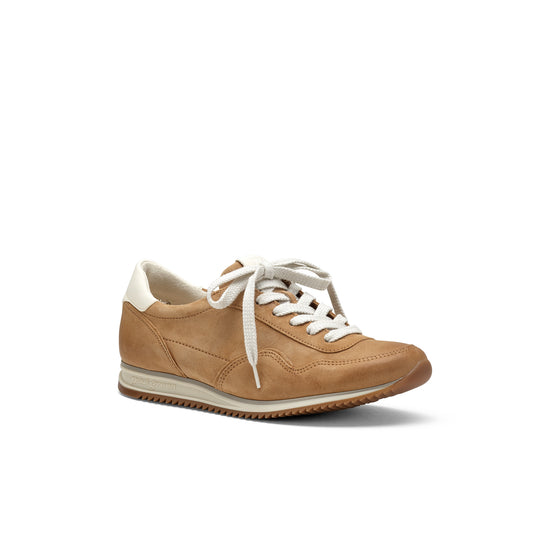 Womens Dakar Cream Sneaker- Paul Green Shoes Daria Sneaker- 3/4 View view 3