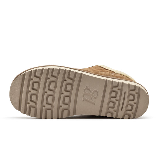 Womens Antelope Suede Sneaker- Paul Green Shoes Faro Sneaker- Bottom Sole View view 4