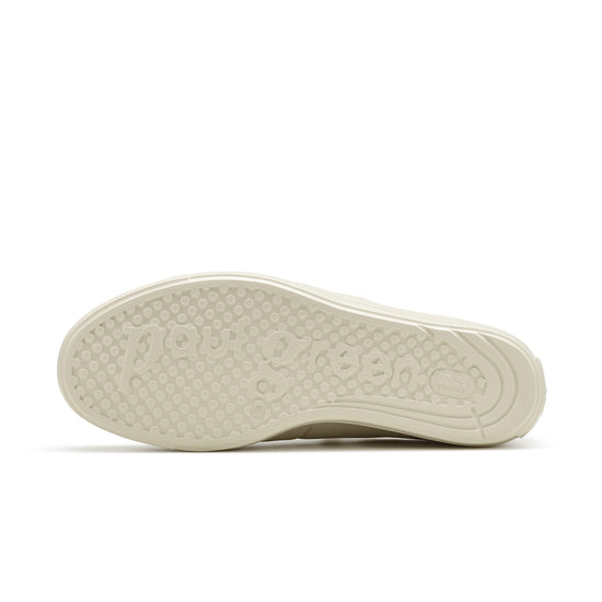 Womens Cream Choco Combo Sneaker- Paul Green Freddy Sneaker- Bottom of Sole View view 4