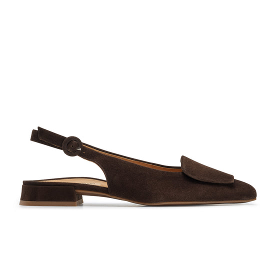 Womens Moro Suede Sling- Paul Green Shoes Viola Sling- Side View view 1