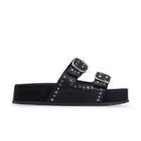 Paul Green Shoes Bali Sandal6 Black Nappa Leather