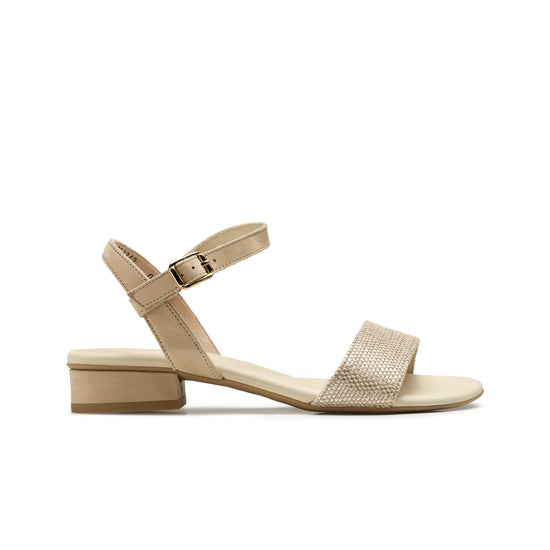 Womens Shell Sabbia Combo Sandal- Paul Green Shoes Danni Sandal- Side View view 1