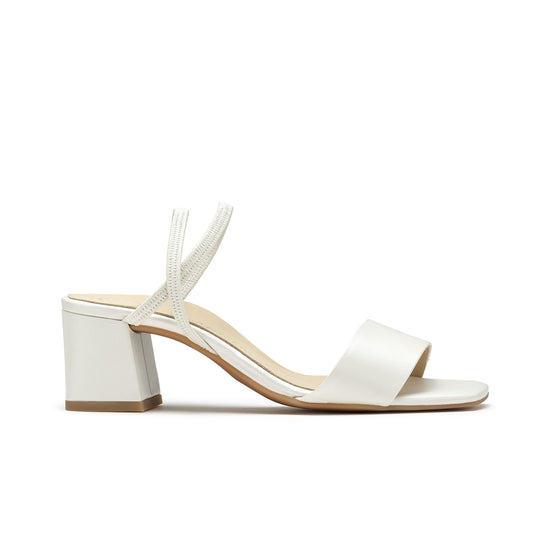 Womens Pearl Ivory Softnappa Dandal- Paul Green Shoes Destiny Sandal- Side View view 1