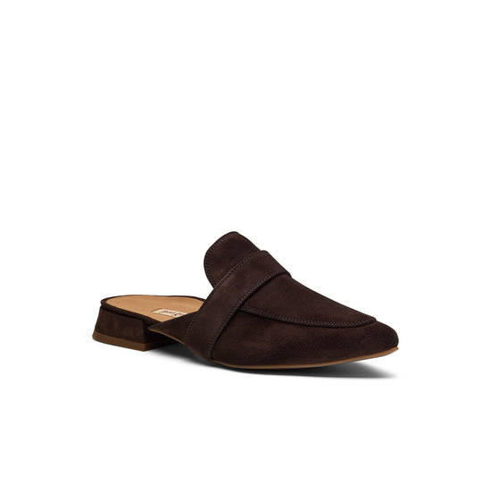 Womens Moro Suede Slide- Paul Green Shoes Darlene Slide- 3/4 View view 3