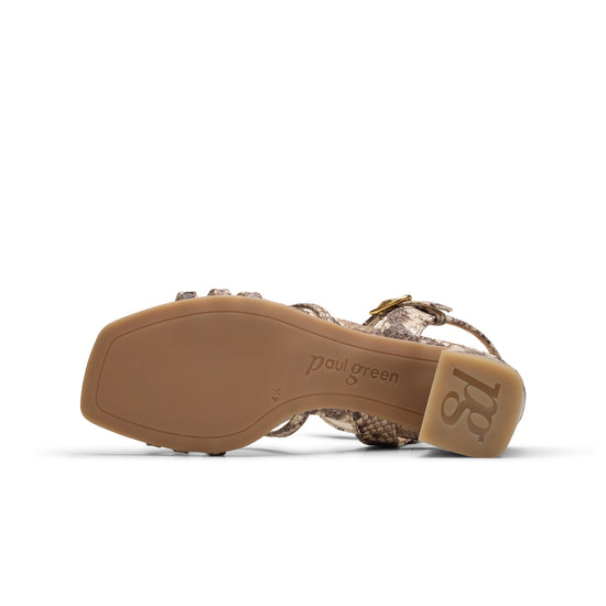 Womens Boa Sabbia Sandal- Paul Green Shoes Delmonte Sandal- Bottom Sole View view 4