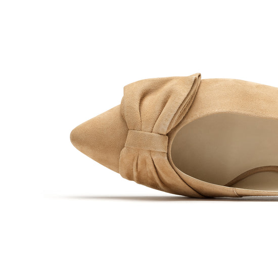 Womens Dakar Suede Sandal- Paul Green Shoes Daniela Sandal- Closeup Toebox View view 2