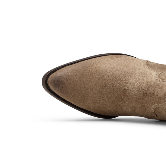 Womens Antelope Soft Suede Boot- Paul Green Shoes Easton Boot- Closeup Toebox View view 2