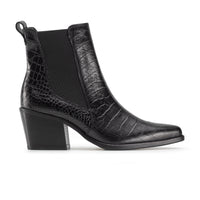 Paul Green Shoes Cojo Boot6 Black Croco