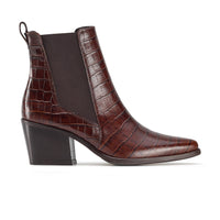 Paul Green Shoes Cojo Boot6 Cigar Antic Croco