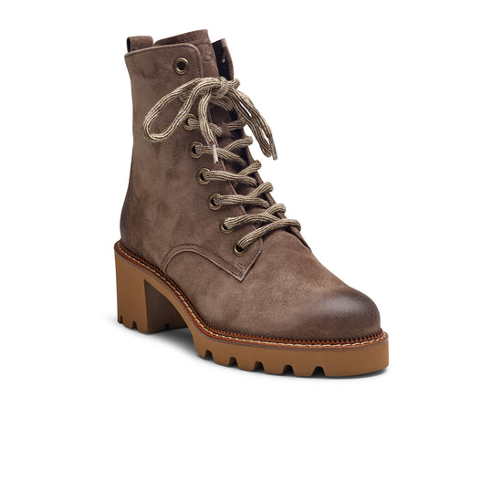 Womens Earth Soft Suede Boot- Paul Green Shoes Ellen Boot- Closeup Toebox View view 2