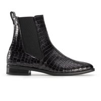 Paul Green Shoes Camile Boot6 Black Croco