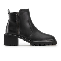 Paul Green Shoes Carina Boot6 Black Leather