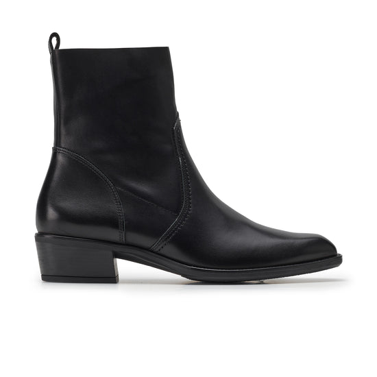 Calista Boot Boot Paul Green Shoes 6 Black Leather