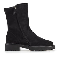 Paul Green Shoes Chay Boot6 Black Soft Suede