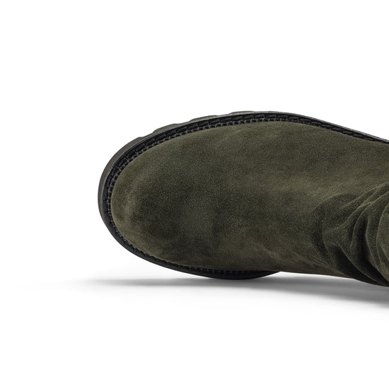 Womens Forrest Suede Boot- Paul Green Shoes Fabian Boot- Closeup Toebox View view 2