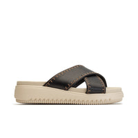 Paul Green Shoes Rivers Sandal6 Black Grained Leather