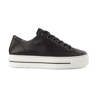 Women's Bixby Sneaker in Black Leather | Paul Green Shoes ...